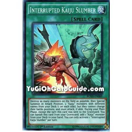 Interrupted Kaiju Slumber (Super Rare) – Breakers of Shadow | Carta YUGIOH en México
