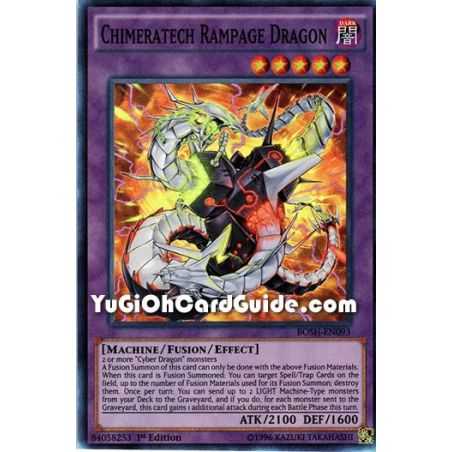 Chimeratech Rampage Dragon (Super Rare) – Breakers of Shadow | Carta YUGIOH en México