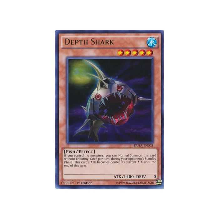 Depht Shark (Ultra Rare) – Duelist Saga | Carta YUGIOH en México