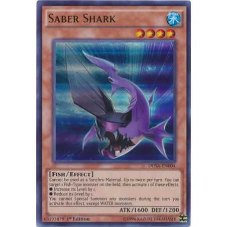 Saber Shark (Ultra Rare) – Duelist Saga | Carta YUGIOH en México