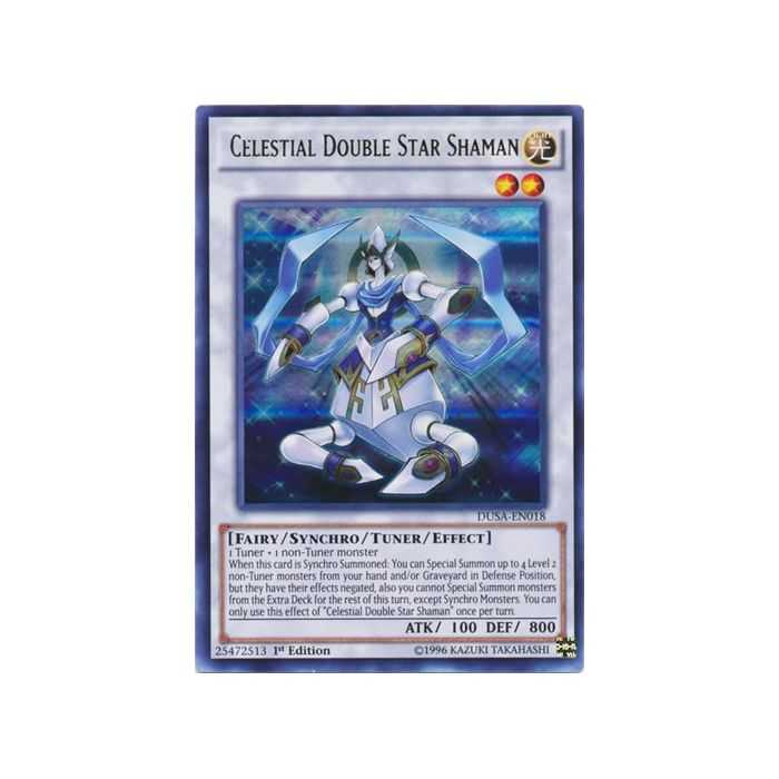 Celestial Double Star Shaman (Ultra Rare) – Duelist Saga | Carta YUGIOH en México