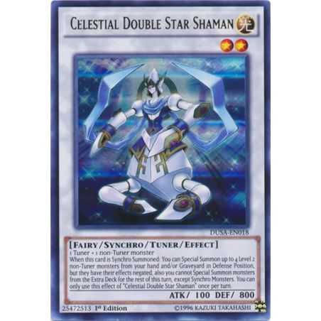 Celestial Double Star Shaman (Ultra Rare) – Duelist Saga | Carta YUGIOH en México