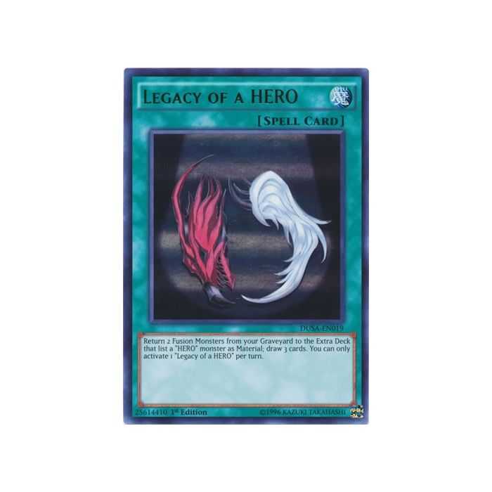 Legacy of a HERO (Ultra Rare) – Duelist Saga | Carta YUGIOH en México