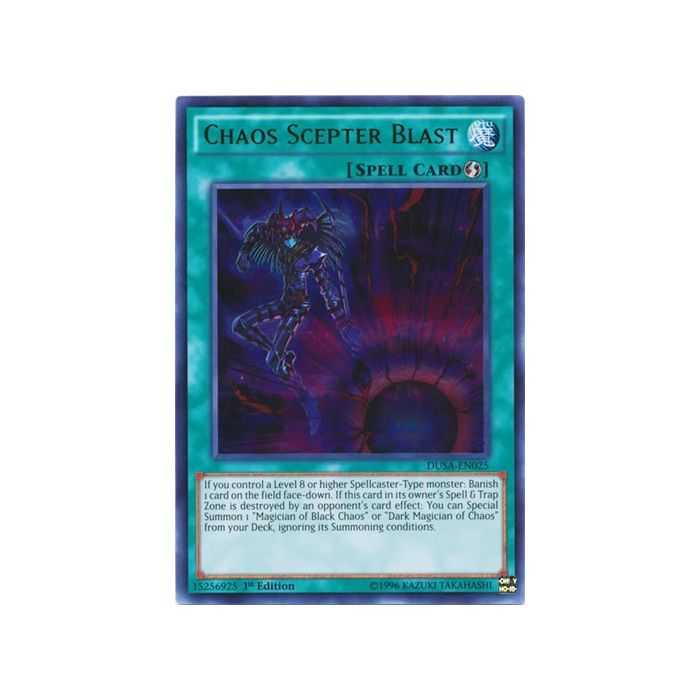 Chaos Scepter Blast (Ultra Rare) – Duelist Saga | Carta YUGIOH en México