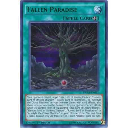 Fallen Paradise (Ultra Rare) – Duelist Saga | Carta YUGIOH en México