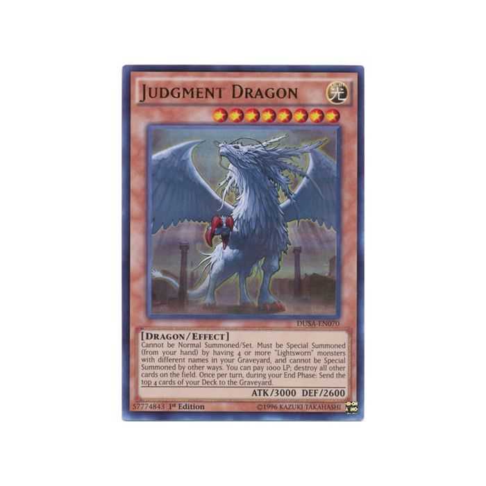 Judgment Dragon (Ultra Rare) – Duelist Saga | Carta YUGIOH en México
