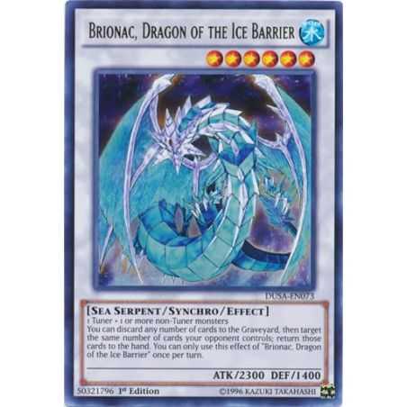 Brionac, Dragon of the Ice Barrier (Ultra Rare) – Duelist Saga | Carta YUGIOH en México