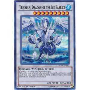 Trishula, Dragon of the Ice Barrier (Ultra Rare) – Duelist Saga | Carta YUGIOH en México