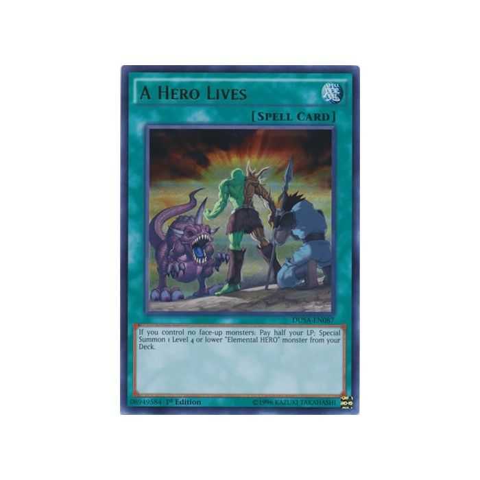 A Hero Lives (Ultra Rare) – Duelist Saga | Carta YUGIOH en México