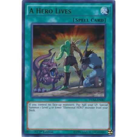 A Hero Lives (Ultra Rare) – Duelist Saga | Carta YUGIOH en México