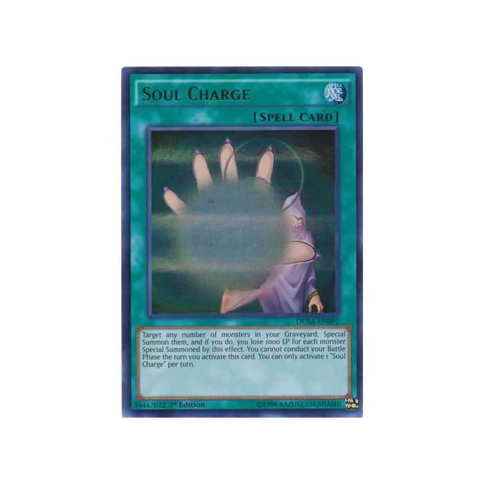 Soul Charge (Ultra Rare) – Duelist Saga | Carta YUGIOH en México