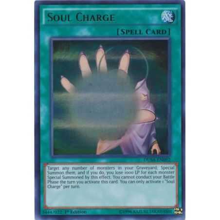 Soul Charge (Ultra Rare) – Duelist Saga | Carta YUGIOH en México
