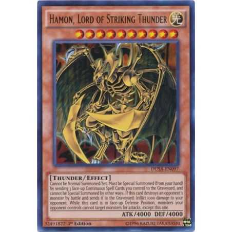 Hamon, Lord of Striking Thunder (Ultra Rare) – Duelist Saga | Carta YUGIOH en México