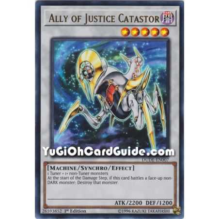 Ally of Justice Catastor (Ultra Rare) – Duel Devastator | Carta YUGIOH en México