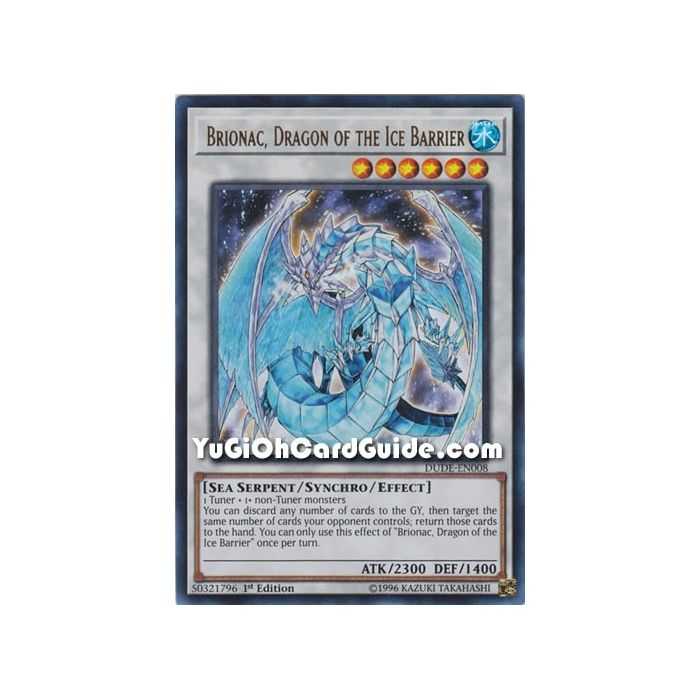 Brionac, Dragon of the Ice Barrier (Ultra Rare) – Duel Devastator | Carta YUGIOH en México