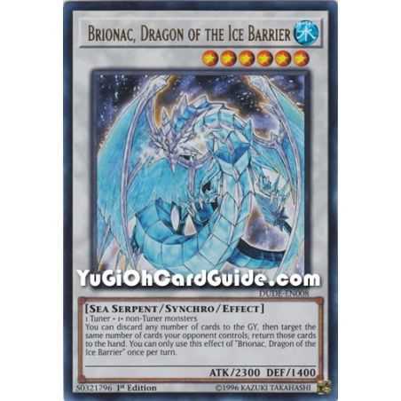 Brionac, Dragon of the Ice Barrier (Ultra Rare) – Duel Devastator | Carta YUGIOH en México