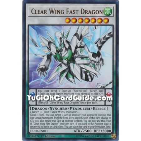Clear Wing Fast Dragon – Duel Devastator | Carta YUGIOH en México