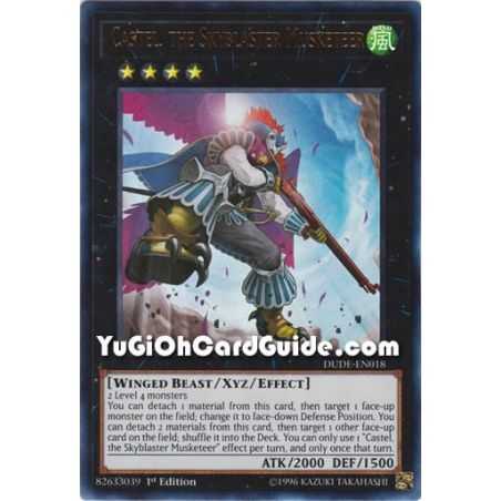Castel, the Skyblaster Musketeer (Ultra Rare) – Duel Devastator | Carta YUGIOH en México