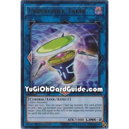 Underclock Taker (Ultra Rare) – Duel Devastator | Carta YUGIOH en México