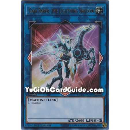 Gaia Saber, the Lightning Shadow (Ultra Rare) – Duel Devastator | Carta YUGIOH en México