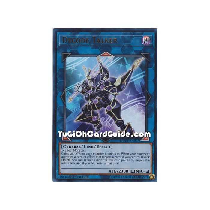 Decode Talker (Ultra Rare) – Duel Devastator | Carta YUGIOH en México