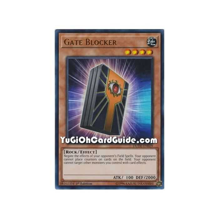 Gate Blocker (Ultra Rare) – Duel Devastator | Carta YUGIOH en México