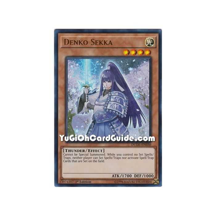 Denko Sekka (Ultra Rare) – Duel Devastator | Carta YUGIOH en México