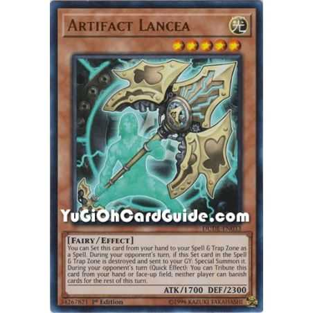 Artifact Lancea (Ultra Rare) – Duel Devastator | Carta YUGIOH en México