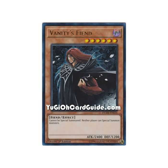 Vanity’s Fiend (Ultra Rare) – Duel Devastator | Carta YUGIOH en México