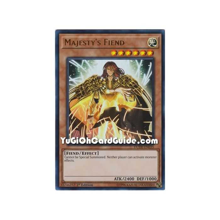 Majesty's Fiend (Ultra Rare) – Duel Devastator | Carta YUGIOH en México