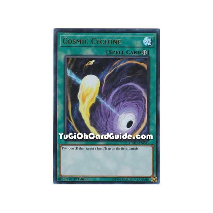 Cosmic Cyclone (Ultra Rare) – Duel Devastator | Carta YUGIOH en México