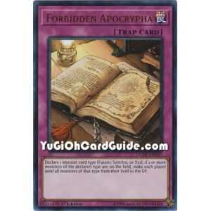 Forbidden Apocrypha (Ultra Rare) – Duel Devastator | Carta YUGIOH en México