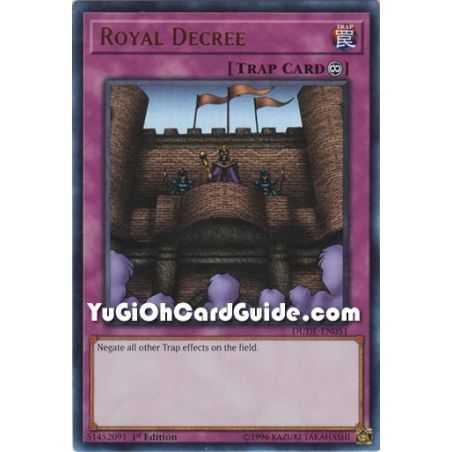 Royal Decree (Ultra Rare) – Duel Devastator | Carta YUGIOH en México