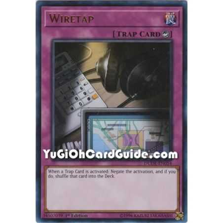 Wiretap (Ultra Rare) – Duel Devastator | Carta YUGIOH en México