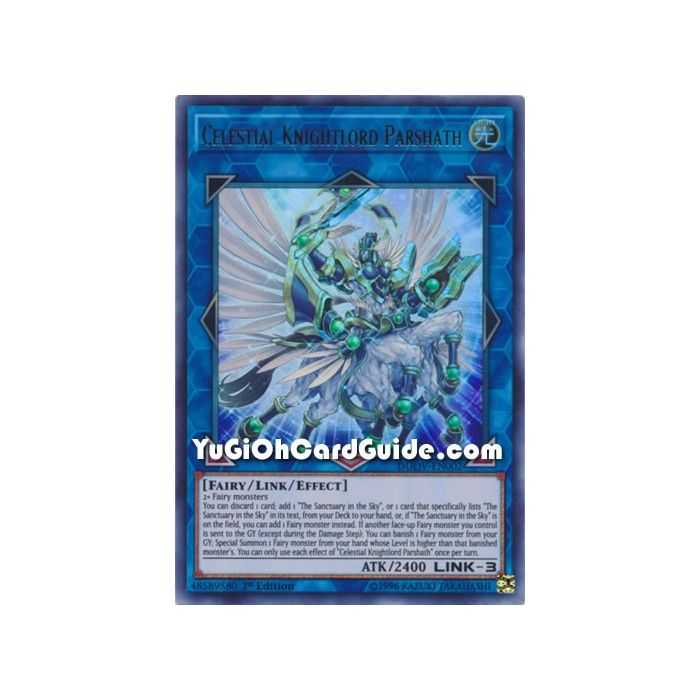 Celestial Knightlord Parshath (Ultra Rare) – Duel Overload | Carta YUGIOH en México