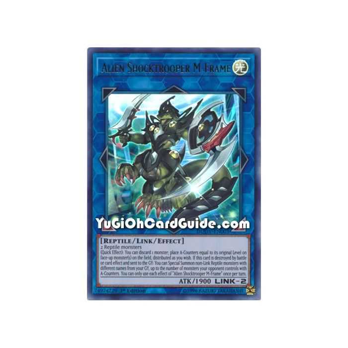 Alien Shocktrooper M-Frame (Ultra Rare) – Duel Overload | Carta YUGIOH en México