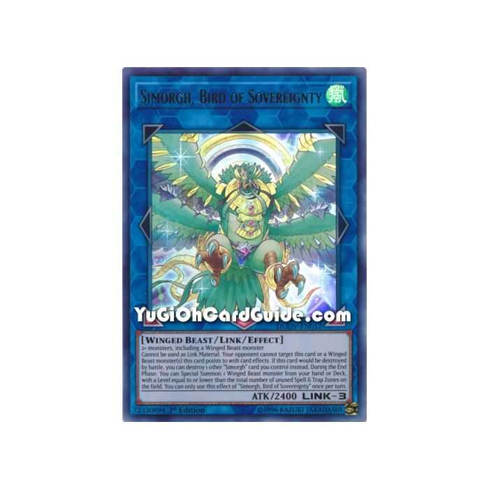 Simorgh, Bird of Sovereignty (Ultra Rare) – Duel Overload | Carta YUGIOH en México