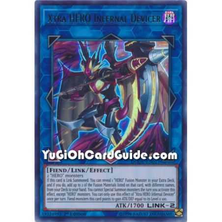 Xtra HERO Infernal Devicer (Ultra Rare) – Duel Overload | Carta YUGIOH en México