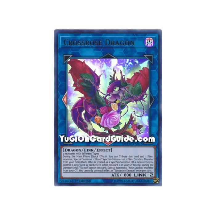 Crossrose Dragon (Ultra Rare) – Duel Overload | Carta YUGIOH en México