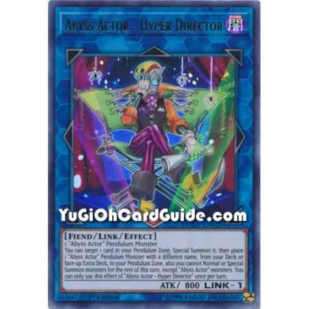Abyss Actor - Hyper Director (Ultra Rare) – Duel Overload | Carta YUGIOH en México
