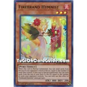 Firebrand Hymnist (Ultra Rare) – Duel Overload | Carta YUGIOH en México