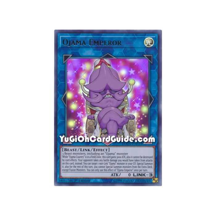 Ojama Emperor (Ultra Rare) – Duel Overload | Carta YUGIOH en México