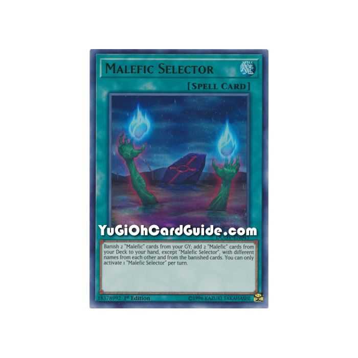 Malefic Selector (Ultra Rare) – Duel Overload | Carta YUGIOH en México