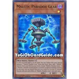 Malefic Paradox Gear (Ultra Rare) – Duel Overload | Carta YUGIOH en México