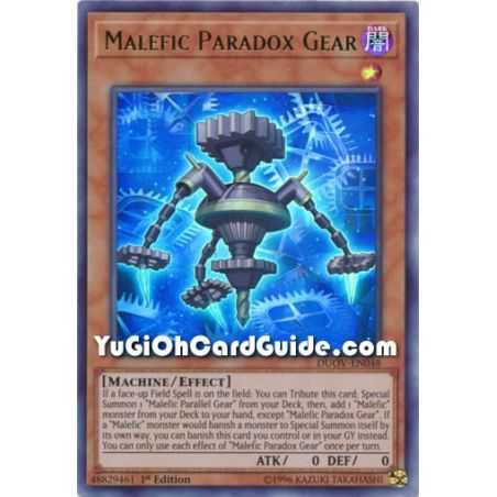 Malefic Paradox Gear (Ultra Rare) – Duel Overload | Carta YUGIOH en México