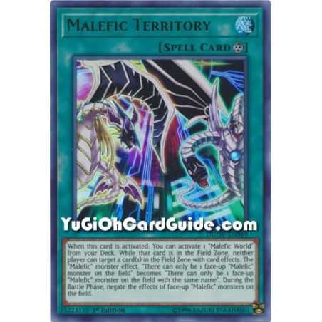 Malefic Territory (Ultra Rare) – Duel Overload | Carta YUGIOH en México