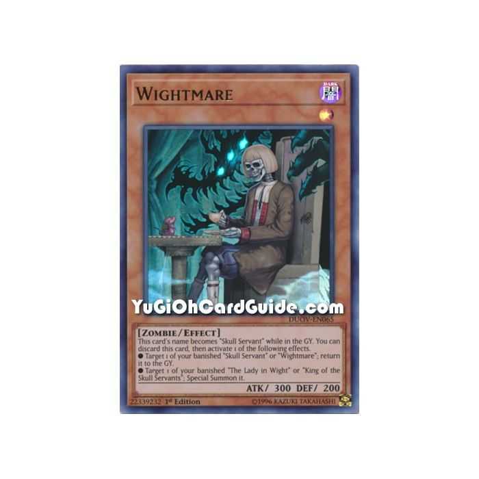 Wightmare (Ultra Rare) – Duel Overload | Carta YUGIOH en México