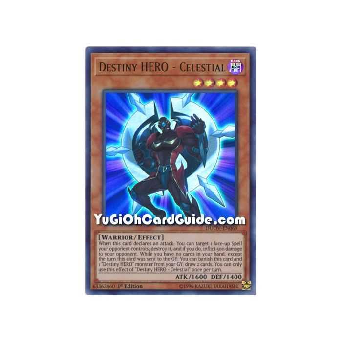 Destiny HERO - Celestial (Ultra Rare) – Duel Overload | Carta YUGIOH en México
