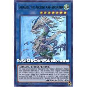 Sauravis, the Ancient and Ascended (Ultra Rare) – Duel Overload | Carta YUGIOH en México
