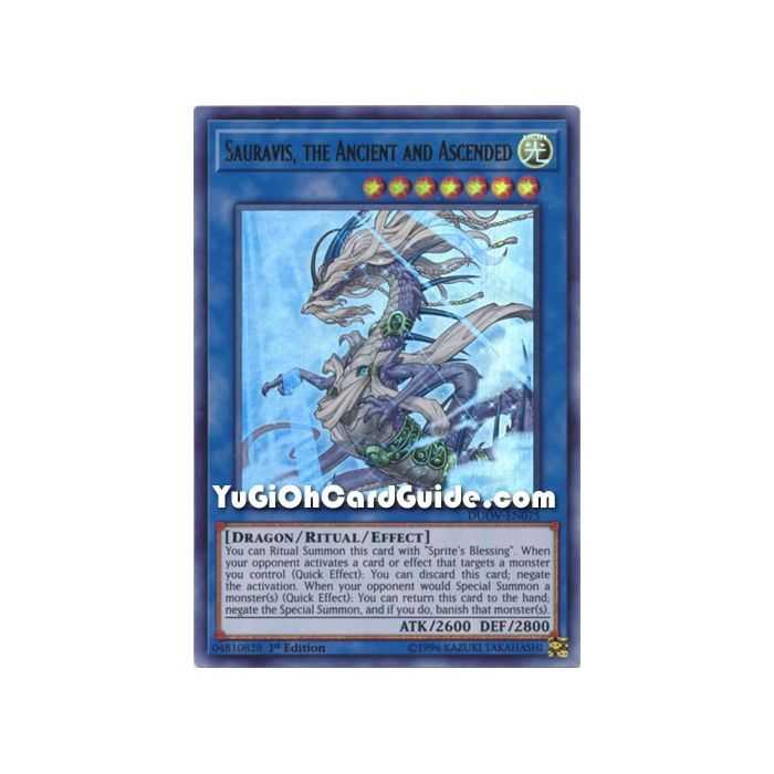 Sauravis, the Ancient and Ascended (Ultra Rare) – Duel Overload | Carta YUGIOH en México